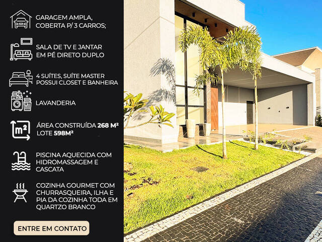 #81 - Casa em condomínio para Venda em Anápolis - GO